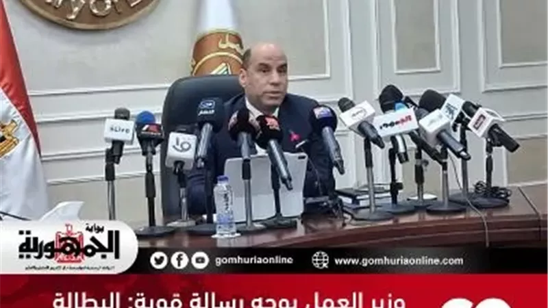 وزير العمل: البطالة تراجعت من 13% إلى 5.8%.. أليس هذا إنجازاً كبي