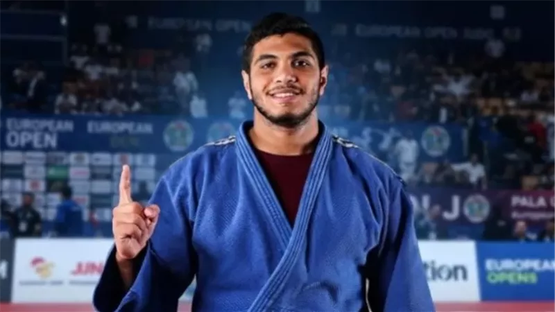 هادي حسين يحصد برونزية الجودو في دورة ألعاب البحر المتوسط