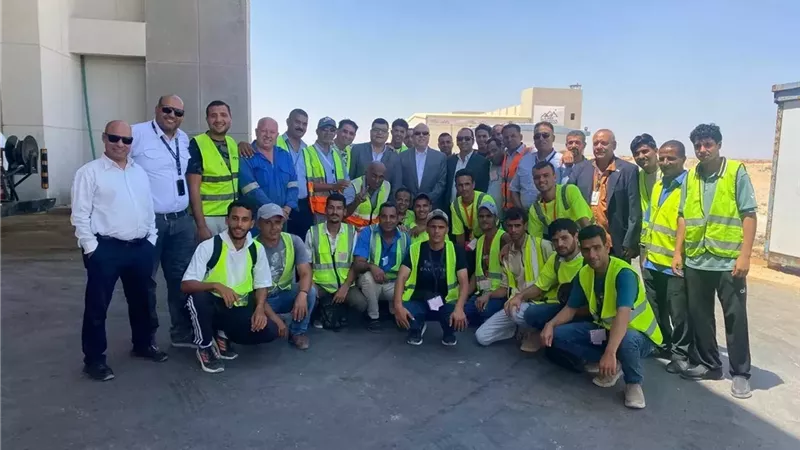 عطوة تفقد محطة العلمين للخدمات الأرضية واطمأن لجاهزية فرق العمل