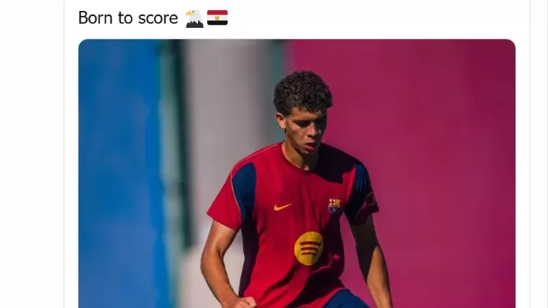وُلِدَ ليسجل .. برشلونة يحتفى بحمزة عبد الكريم قبل مواجهة رايو فاليكانو
