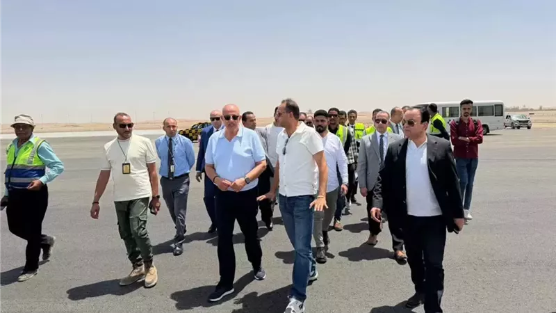 النشار يتابع تطوير مطار الأقصر الدولي وأرض البالون