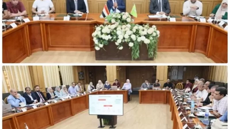 محافظ المنوفية يستعرض خطط العمل ويشدد على سرعة إنجاز المشروعات