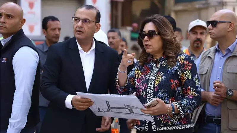 منال عوض: تطوير سوق العتبة يحافظ على طابعه التاريخي والمعماري