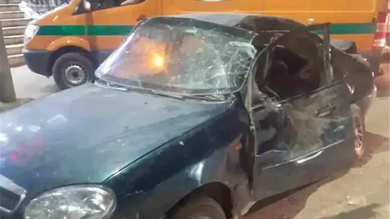 أستماع لأقوال شهود العيان فى حادث تصادم 3 سيارات بالتجمع