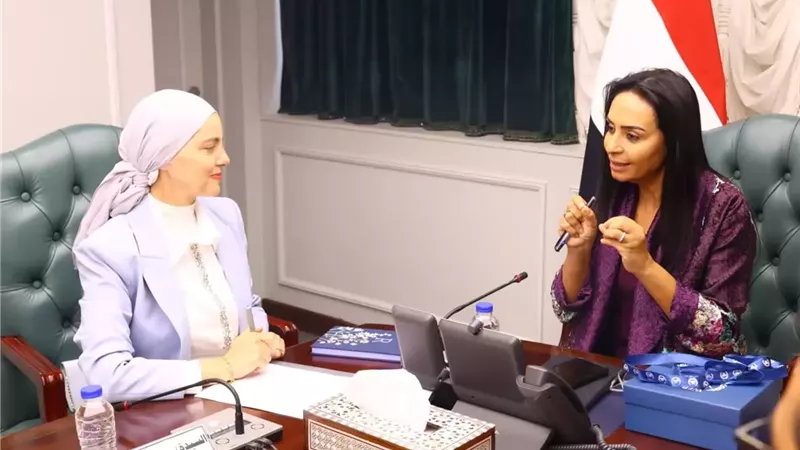 وزيرة التضامن ومديرة برنامج الأغذية العالمي في مصر تبحثان التعاون