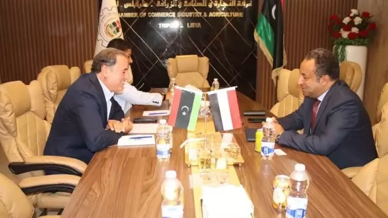 التمثيل التجاري يبحث مع غرفة طرابلس تعزيز التعاون بين مصر وليبيا