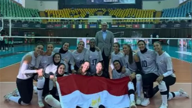 منتخب مصر للسيدات يفوز على تونس ويتأهل لنصف نهائي أمم أفريقيا للطائرة