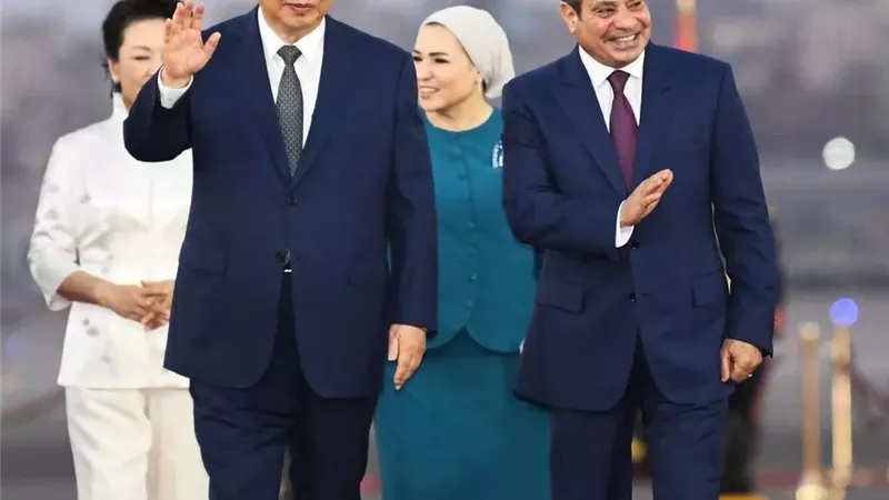 المتحدث الرئاسي ينشر صور الرئيس السيسي وقرينته خلال استقبال الرئيس الصيني وقرينته