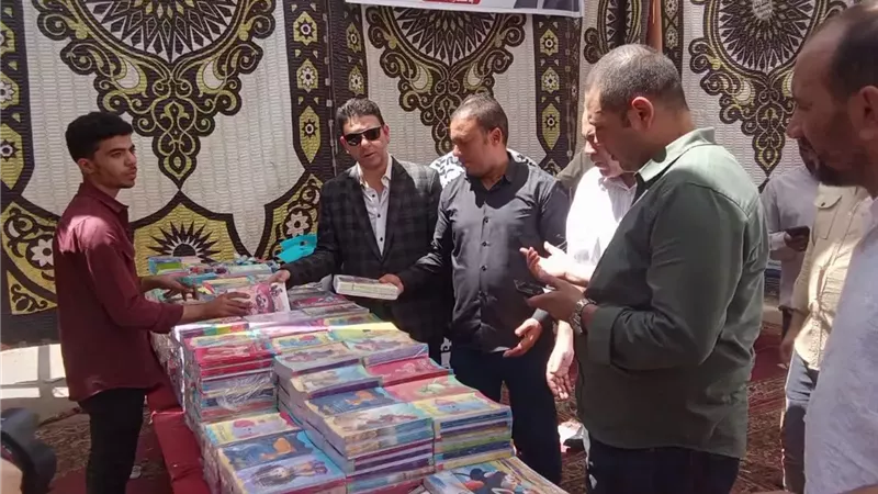 افتتاح معارض أهلا مدارس بمركز أبوقرقاص