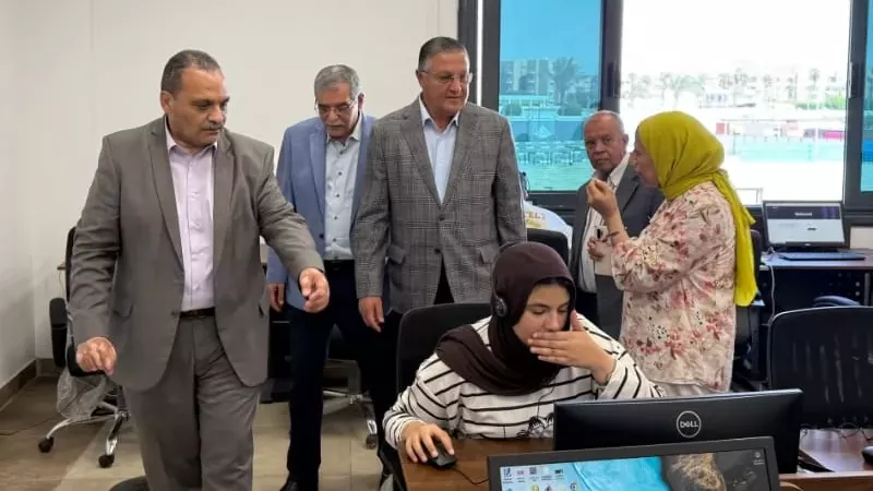رئيس أمناء جامعة بنها الأهلية يتفقد الكشف الطبي واختبارات الطلاب
