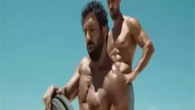 حسن الرداد يخضع لتدريبات شاقة من أجل فيلمه 