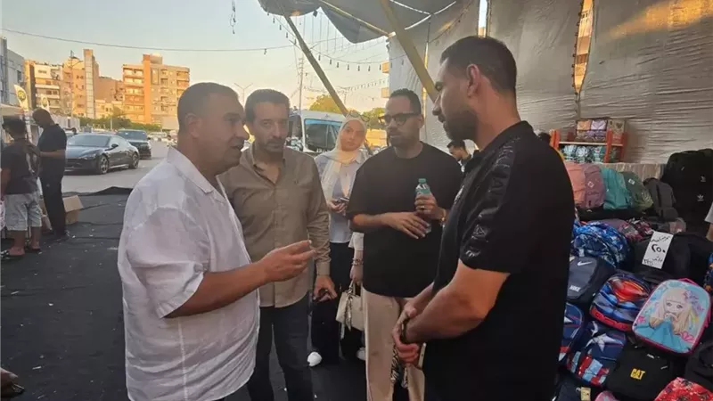 مستقبل وطن يفتتح معرضا للمستلزمات المدرسية بالإسماعيلية..صور
