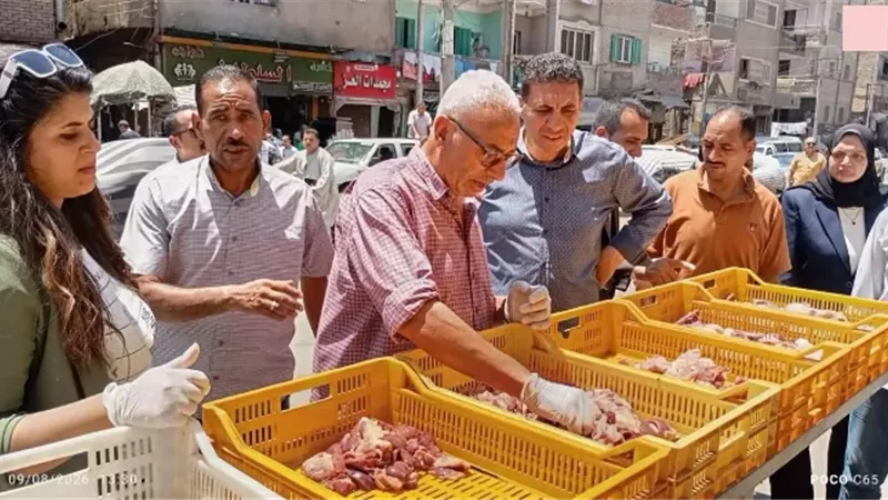 تحرير 4664 مخالفة تموينية وضبط 56 طن لحوم ودواجن وأسماك