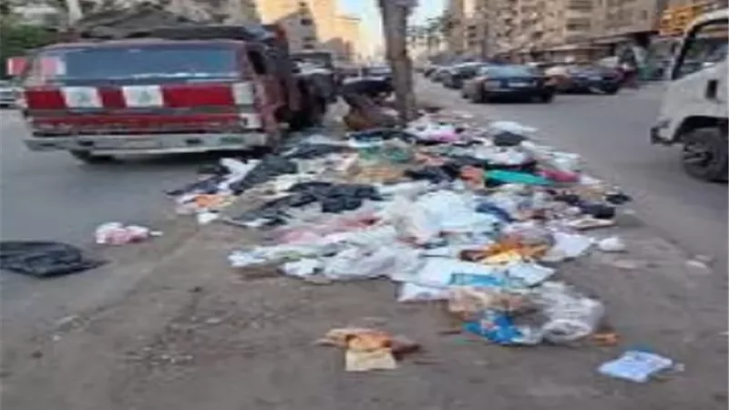 حملات مكثفة لرفع مخلفات الرتش وتحسين مستوى النظافة بالهرم