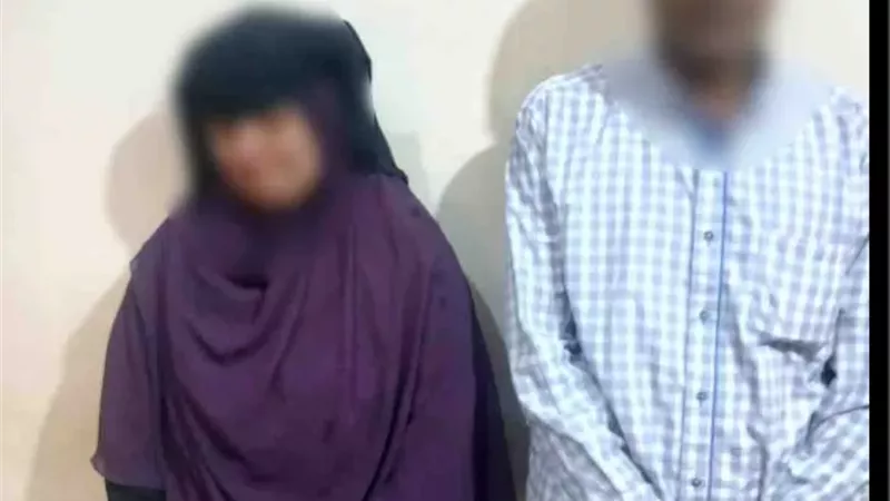 ضبط شخص وزوجته بعد التعدي بالسب على بنات شقيقه بكفر الشيخ