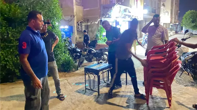 حملة مسائية بـ6 أكتوبر لتطهير القطاع الشمالي من الإشغالات