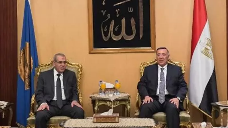 رئيس المحكمة الدستورية العليا يستقبل رئيس محكمة النقض