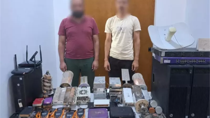 الداخلية تضبط شبكة بث لاسلكية غير مرخصة بالقليوبية