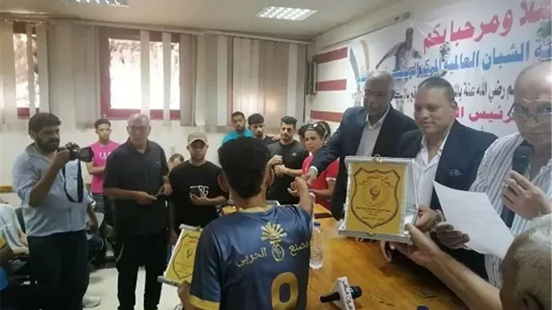 الفضالى يشارك في حفل ختام بطولة الجمهورية للكرة الخماسية