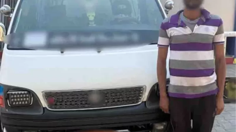 الداخلية تضبط سائق ميكروباص بسوهاج