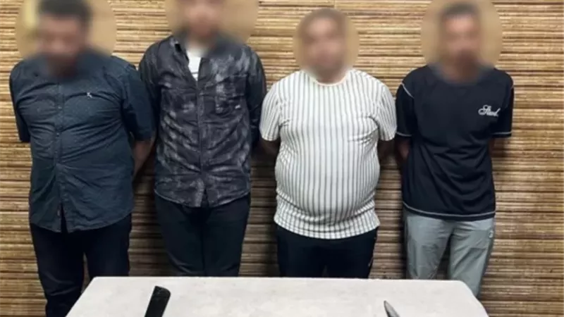 سقوط 4 متهمين تعدوا على مواطن بالأسلحة البيضاء بالفيوم