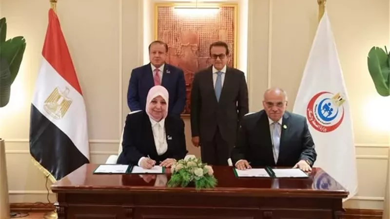 وزير الصحة يشهد توقيع بروتوكول تعاون مع جهاز الملكية الفكرية