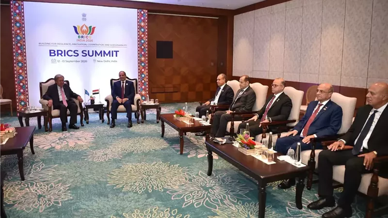الرئيس السيسى يلتقى سكرتير عام الأمم المتحدة أنطونيو جوتيريش