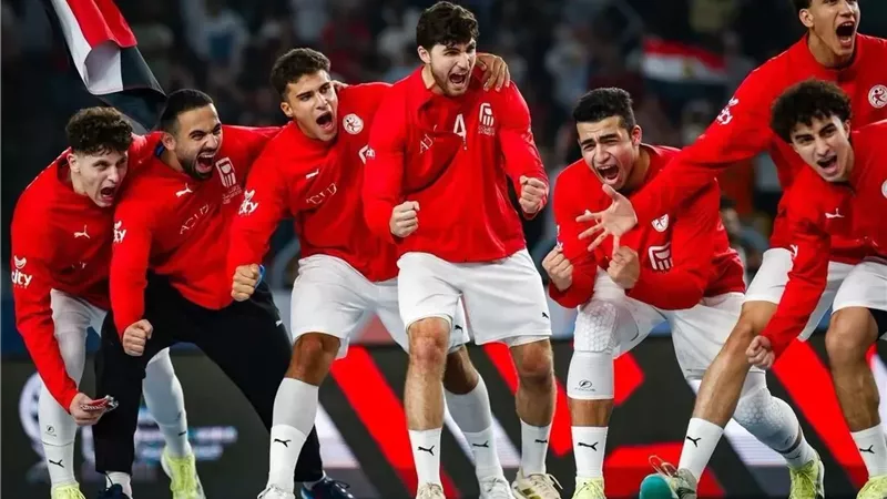 منتخب مصر يفوز علي تونس ويتوج ببطولة إفريقيا لكرة اليد للشباب
