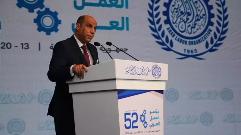 وزير العمل: منظمة العمل العربية تواجه تداعيات الحروب والتحولات التكنولوجية