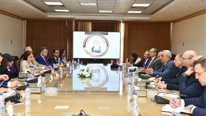وزير الدولة للإنتاج الحربي يبحث مع سفيرة رومانيا تعزيز التعاون المشترك