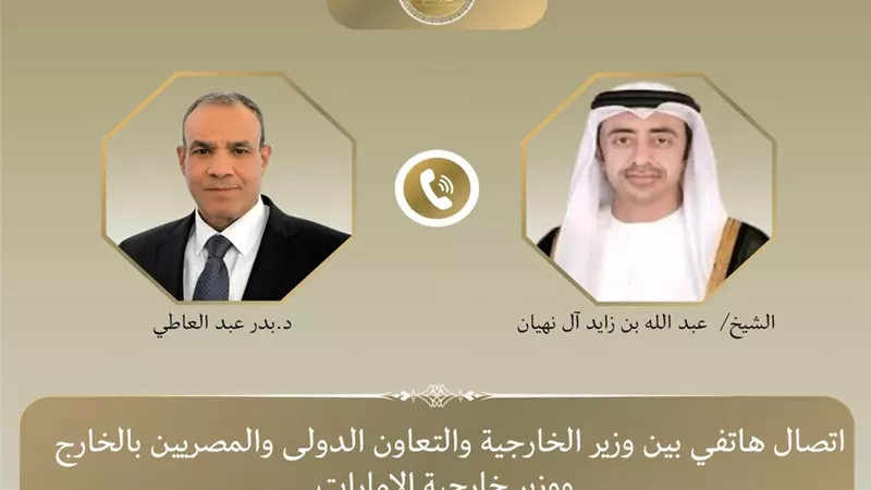 وزيرا خارجية مصر والإمارات يؤكدان ضرورة تخطي التحديات في المنطقة