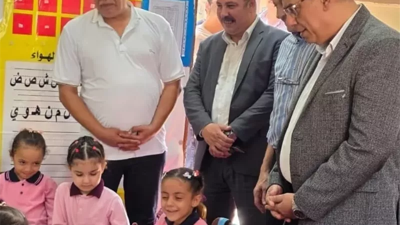 مدير تعليم القليوبية يتابع الانضباط والكثافات بـ 15 مدرسة في الخانكة