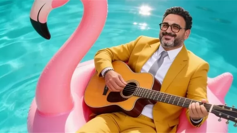 أكرم حسني يحتفل بعيد ميلاده
