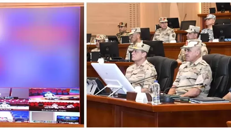 وزير الدفاع يشهد تنفيذ المرحلة الرئيسية لمشروع مراكز القيادة الإستراتيجي التعبوي