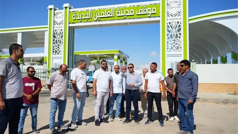 جهاز العلمين الجديدة يتابع التشغيل التجريبي للمرحلة الأولى من موق