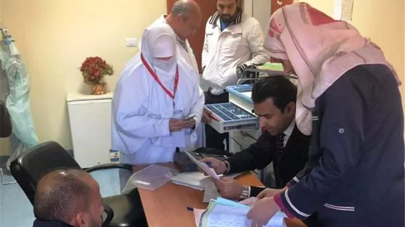 مرور مفاجئ بمستشفى سانت كاترين للاطمئنان علي سير العمل