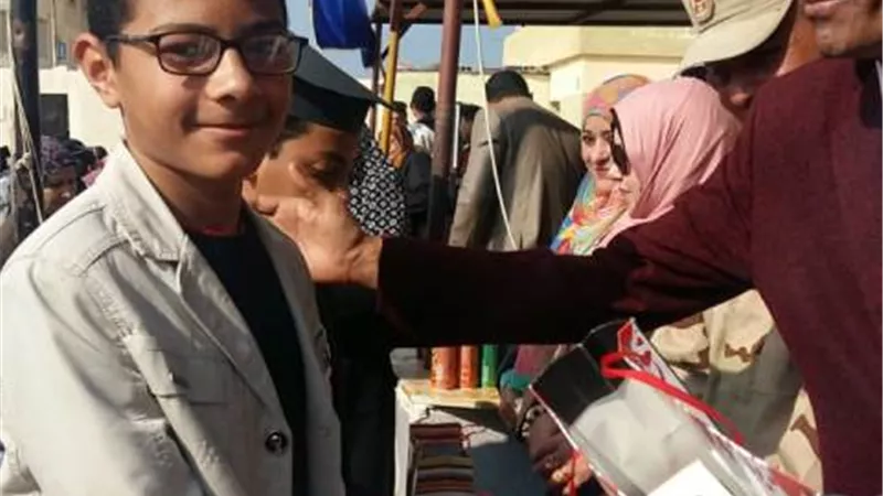 تكريم أوائل مدرسة الشهيد عاصم أحمد الاعدادية بشمال سيناء