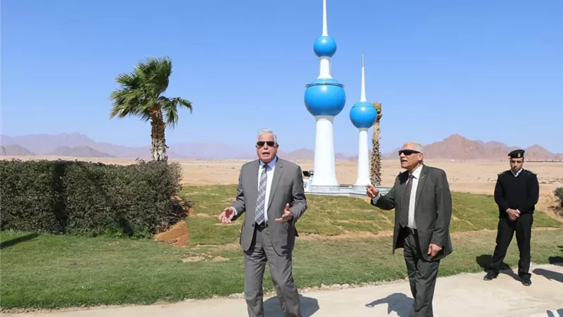فوده يتفقد الشوارع والميادين الجديدة استعدادا لافتتاحهم
