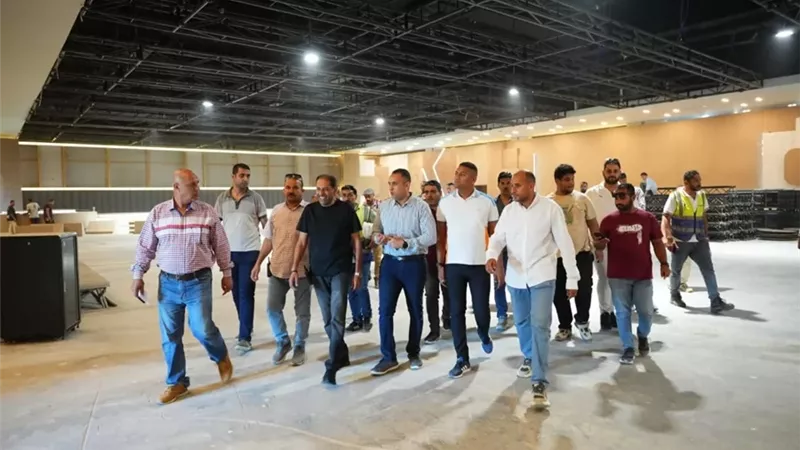 جهاز العلمين يتابع جاهزية مركز المؤتمرات لقمة الأفريقي