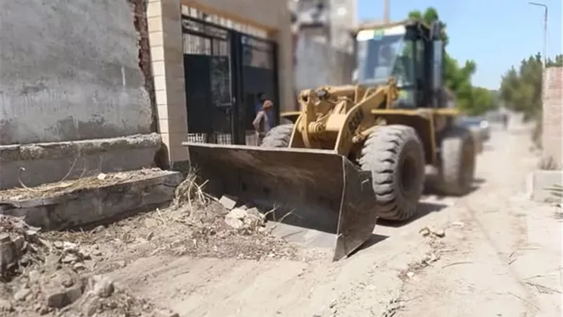 بوابة جديدة وتمهيد الطريق لمقابر الإسماعيلية