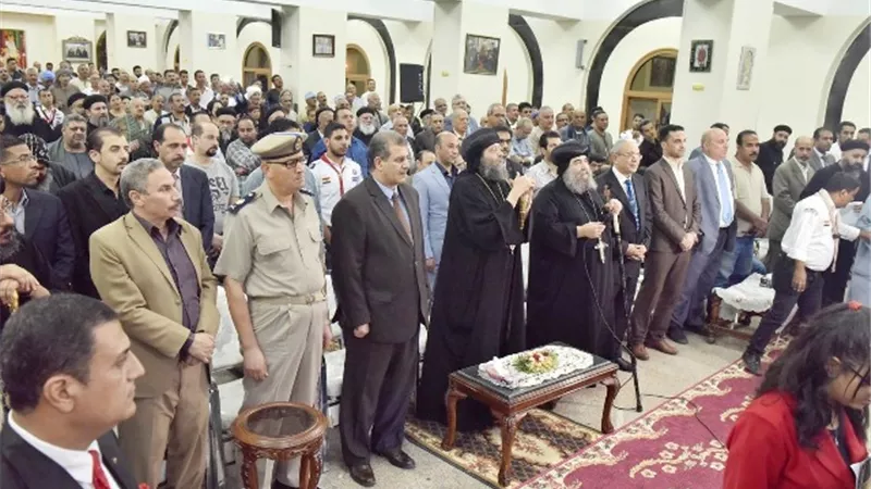 سكرتير عام محافظ أسيوط يشهد حفل تجليس 