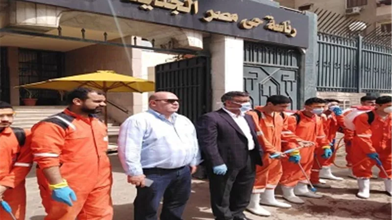 مستقبل وطن ينظم حملة تعقيم في مصر الجديدة