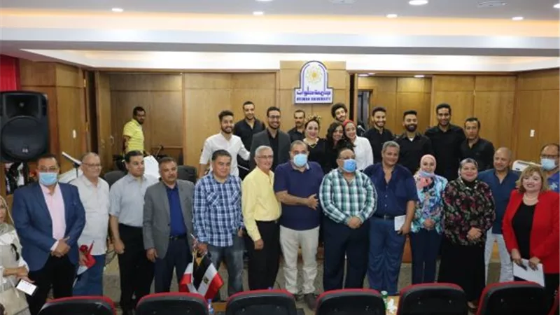 رئيس جامعة حلوان يشهد احتفالية التربية الموسيقية بالذكرى 47 لانتصارات أكتوبر.. بالصور