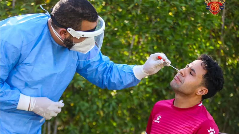 سيراميكا كليوباترا يعلن سلبية مسحة لاعبيه قبل مواجهة إنبى فى الدورى