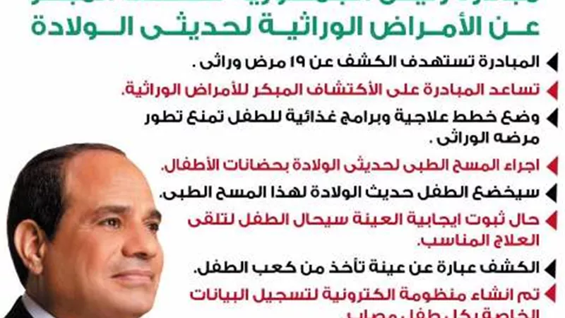 إنطلاق مبادرة الكشف المبكر عن الأمراض الوراثية لحديثى الولادة بجنوب سيناء