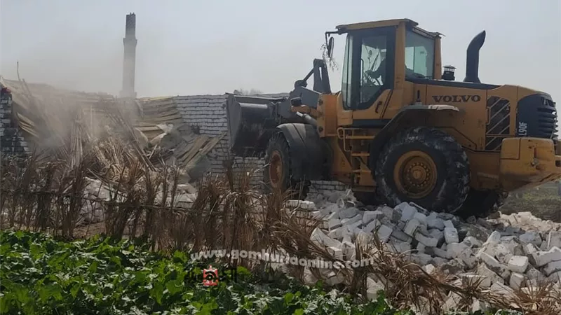 إزالة 575حالة تعدعلى الأراضي الزراعية فى الموجة الــ 18 ببنى سويف