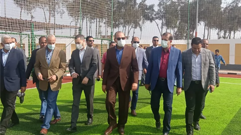 محافظ كفر الشيخ يفتتح ملعب ومركز شباب زهران