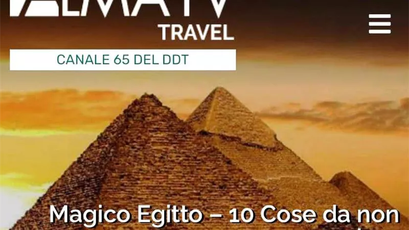 ALMA TV TRAVEL الإيطالي يوصى بزيارة 10 أماكن سياحية في مصر