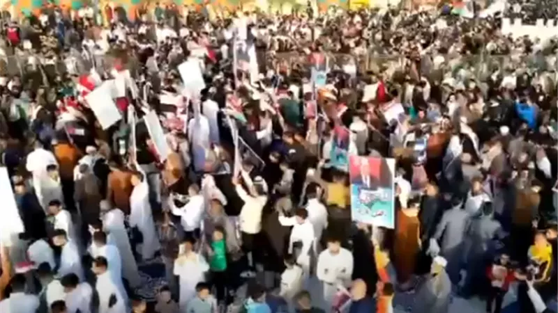 أهالي الإسماعيلية يحتشدون رفضا للتهجير ودعما للرئيس