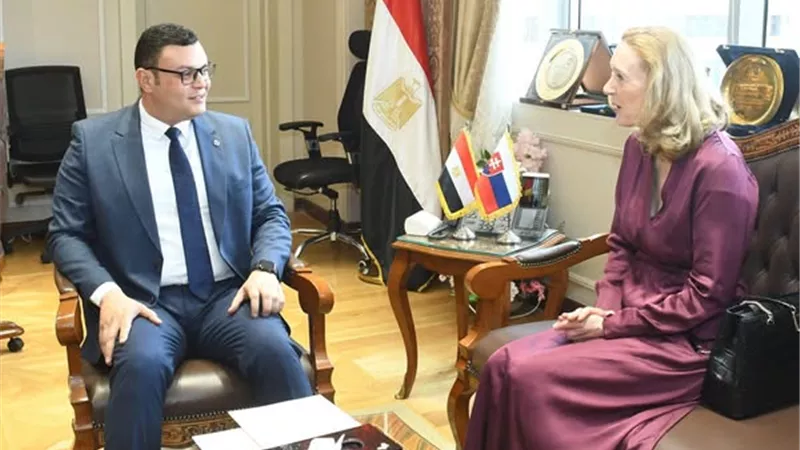 الشربيني يستقبل سفيرة سلوفاكيا لبحث التعاون في إنشاء المدن الذكية